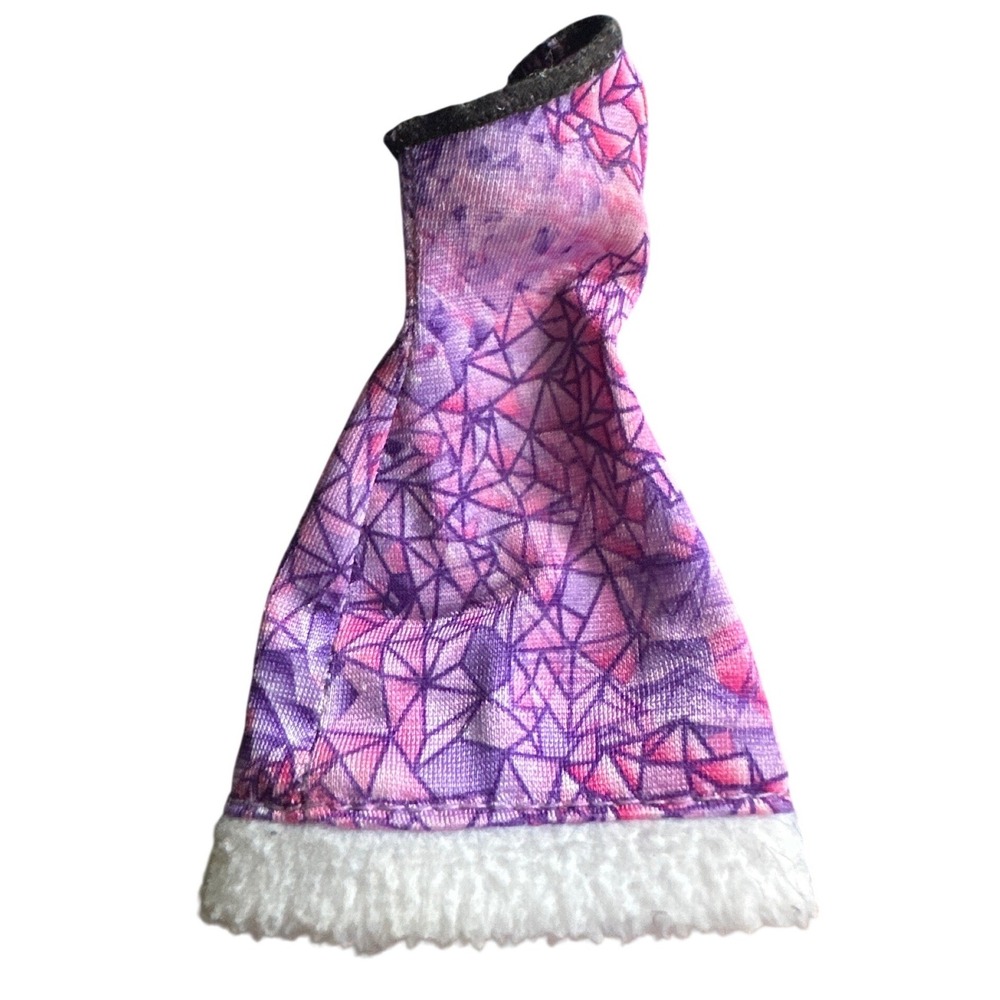 Monster High Abbey Bominable Scaris City of Frights Purple Geometric Doll Dress